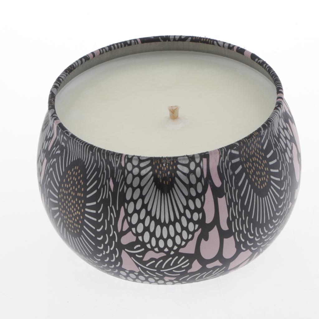 Scented Candles, Wax Soy Candles in Portable Metallic Tins, Strongly Scented for Aromatherapy, Option and Portable Travel Supplies