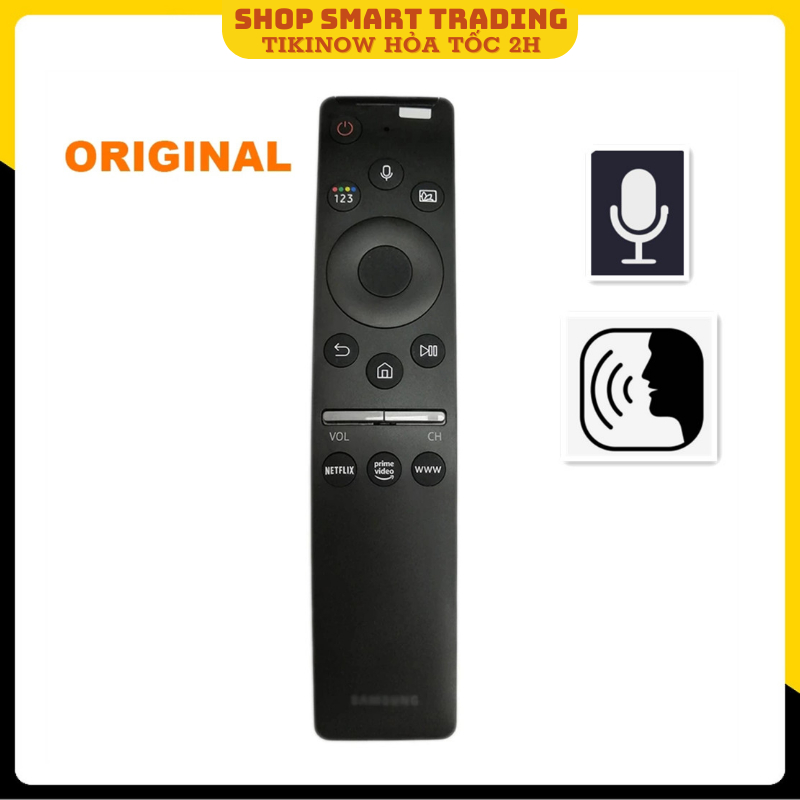 Hình ảnh Remote Điều Khiển TV Giọng Nói Dành Cho SAMSUNG Smart Tivi 4K, QLED - Grade A