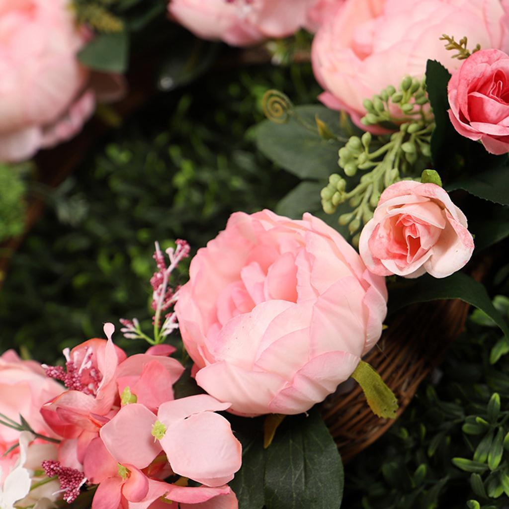 Artificial  Garland Front  Hanging Wreath