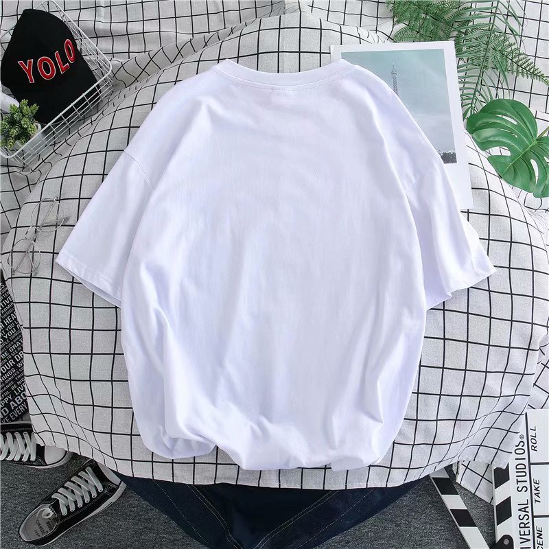 Áo thun trơn basic trắng đen unisex nam nữ, chất liệu cotton thoáng mát – SMAT.01