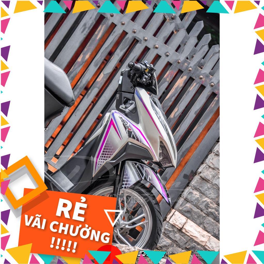 Tem Rời Vario - Click 150 Mẫu Chỉ Tím Xanh Đen Ô Vuông Cực Độc,