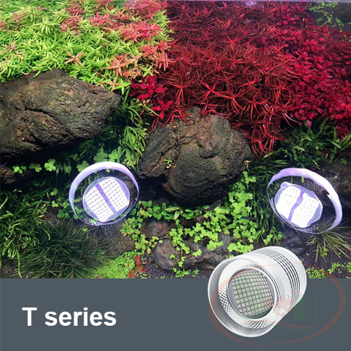 Đèn led lon Week T70, T90 Pro series độ rọi sâu mini rocket led RGB UV bể cá tép thủy sinh