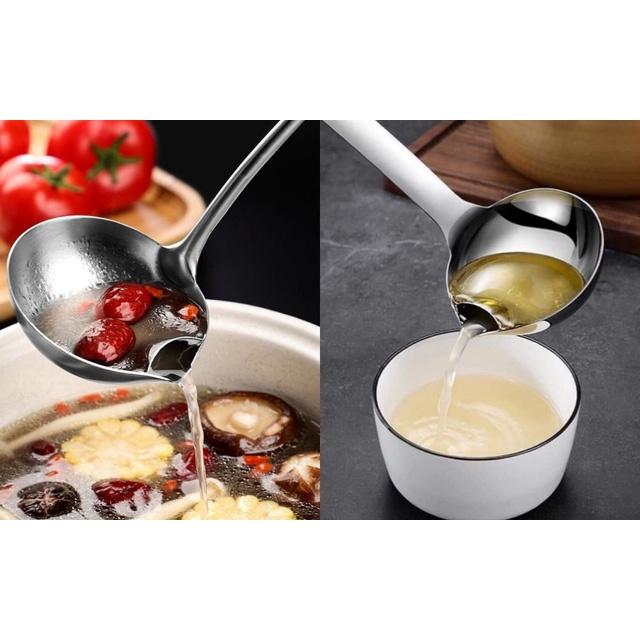 Muôi tách váng dầu, mỡ thông minh bằng inox giá rẻ SK55 -Như Trang Plaza