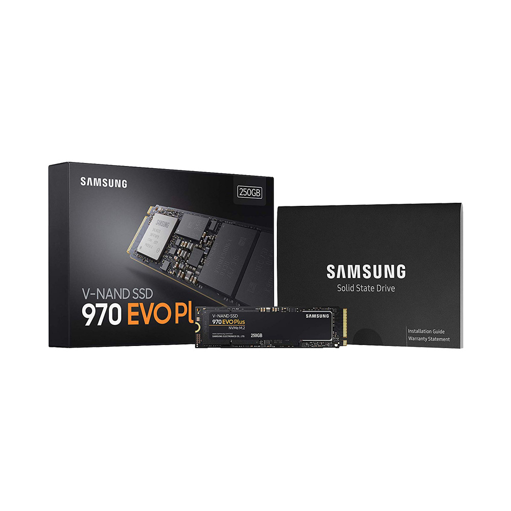 Ổ Cứ́ng SSD Samsung 970 EVO PLUS 250GB NVMe M.2 2280 PCIe NVMe MZ-V7S250BW - Hàng Chính Hãng