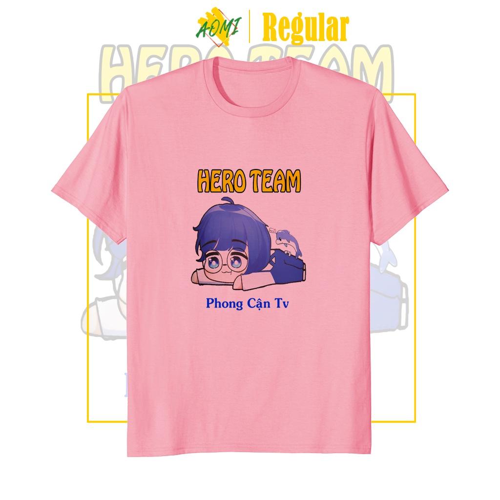 ÁO THUN UNISEX PHONG CAN HERO TEAM PHÔNG NAM NỮ GIA ĐÌNH CẶP ĐÔI CÓ SIZE TRẺ EM AOMIVN