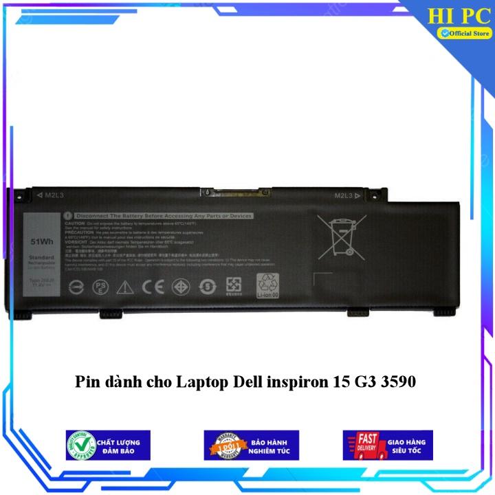 Pin dành cho Laptop Dell inspiron 15 G3 3590 - Hàng Nhập Khẩu