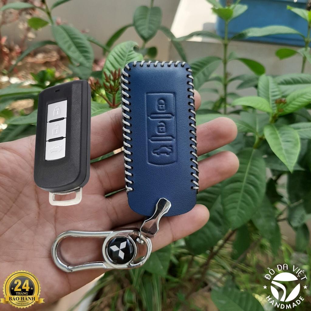 Bao Da Chìa Khóa Mitsubishi Xpander, Oulander, Attrager, Triton, Pajero Sport. Da Bò