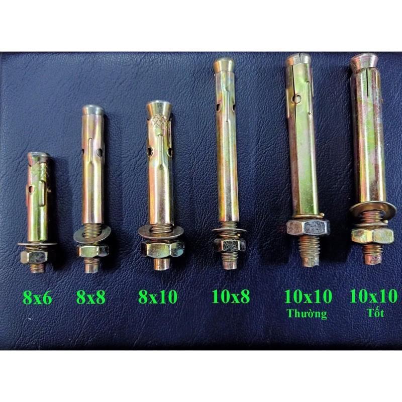 Nở sắt, bu lông nở sắt, tắc kê nở sắt vào tường - giá 1 con, nhiều kích cỡ lựa chọn