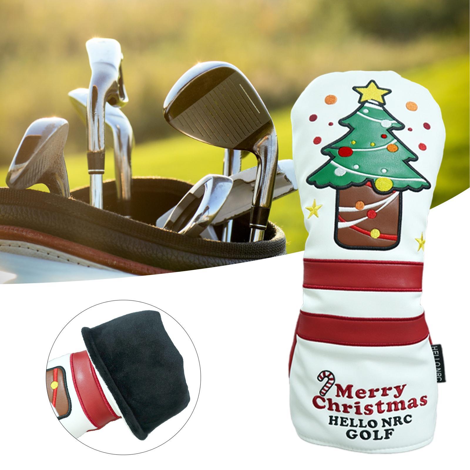 Golf Club Fairway Wood Headcover PU Leather Head Covers Protector