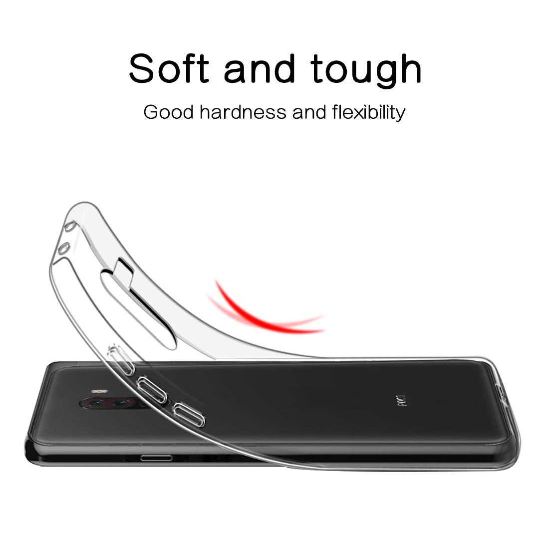 Ốp lưng dẻo dành cho Xiaomi Pocofone F1 hiệu Ultra Thin mỏng 0.6mm chống trầy - Hàng nhập khẩu