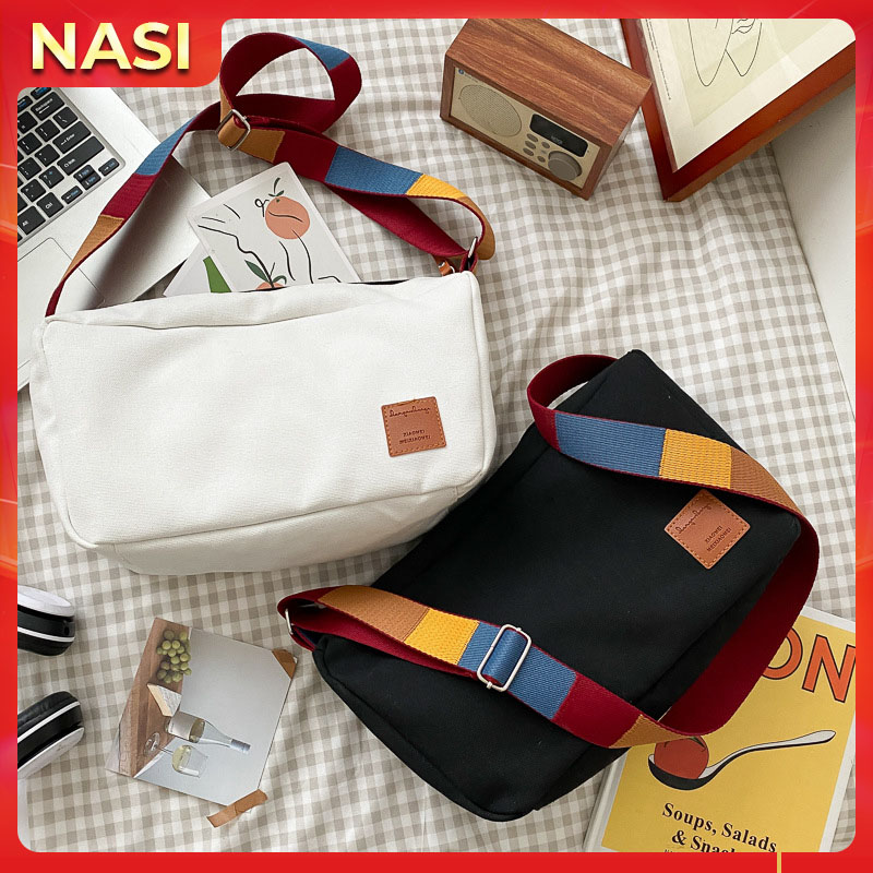 Túi đeo chéo NASI T1028 phong cách hàn quốc túi xách nữ đeo vai thời trang dạo phố dễ thương vải đẹp