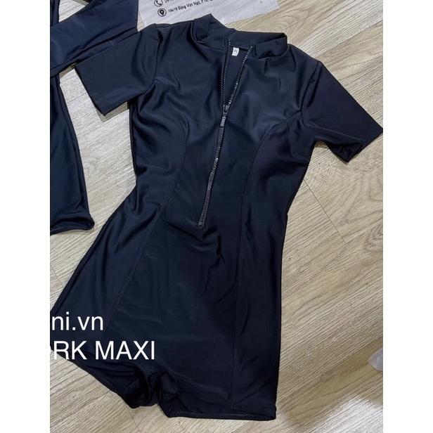 Đồ bơi tay dài kín đáo khoá kéo dày dặn có big size
