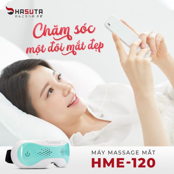 Máy massage mắt Hasuta HME-120 - Hàng chính hãng