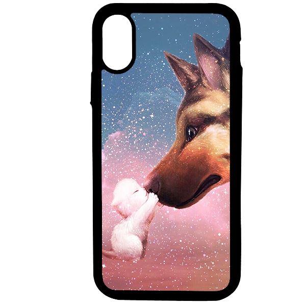 Ốp lưng dành cho điện thoại Iphone X Cún Con Trắng