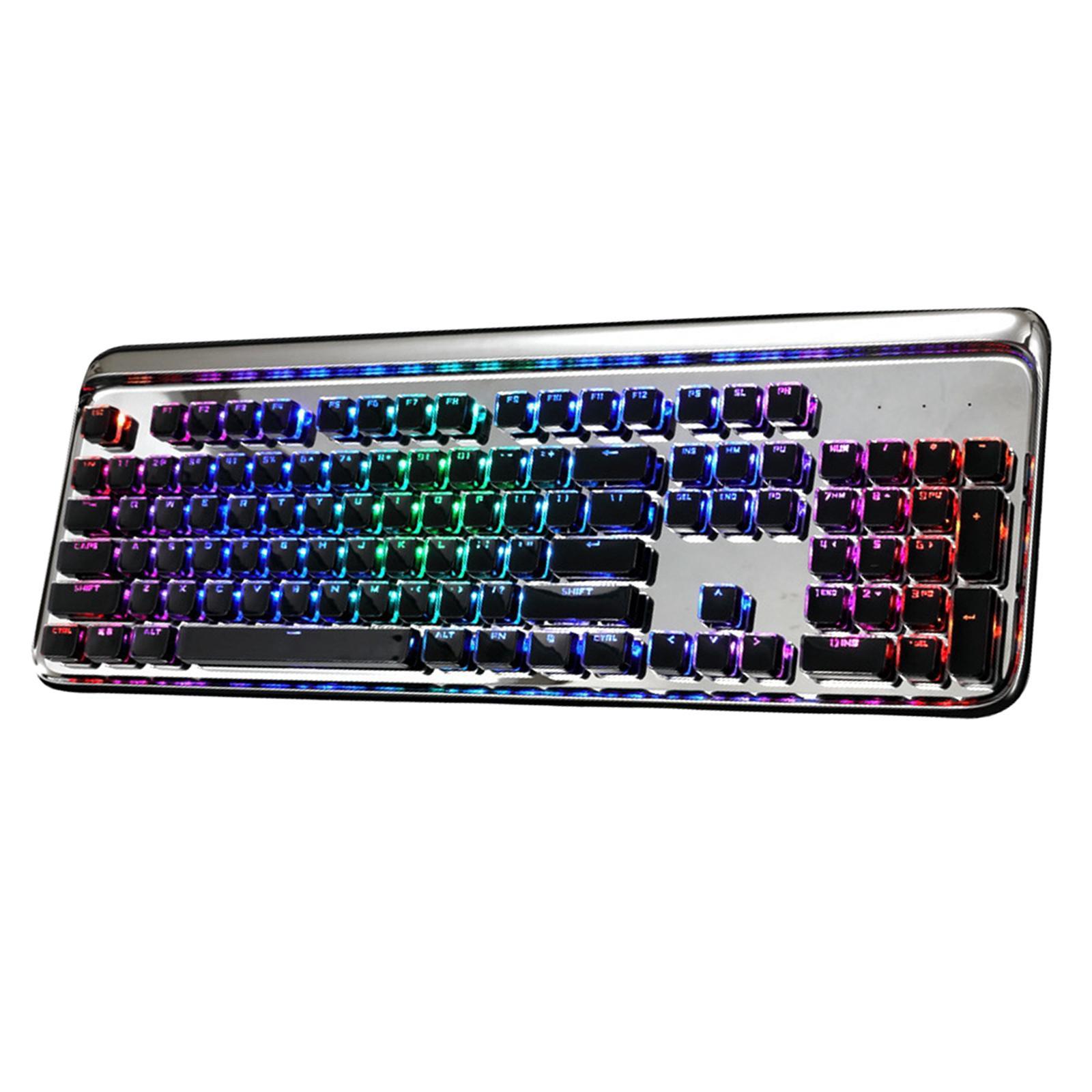 Pudding Keycaps for Mechanical Keyboards Full 108 Key Set white