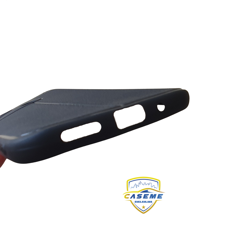 Ốp lưng cho Xiaomi Redmi 10A silicon giả da, chống sốc Auto Focus - Hàng Chính Hãng