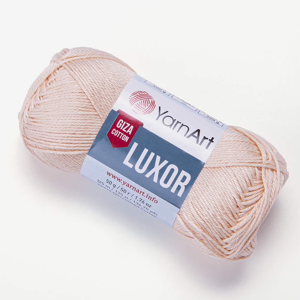 Sợi cotton Ai cập Luxor - Nhập khẩu chính hãng từ YarnArt - 50 gram dài 125m