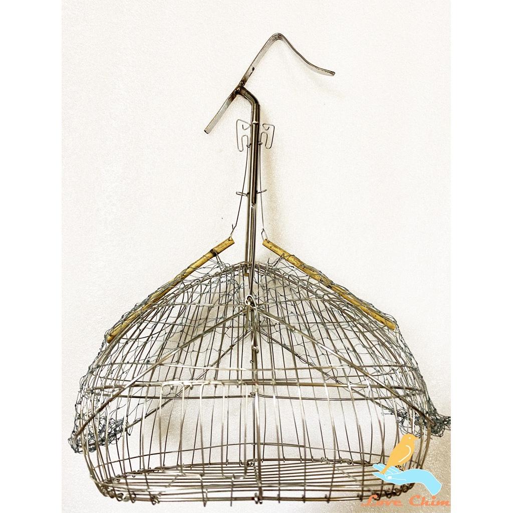 Lồng bẫy khuyên, Lồng bẫy chim khuyên chất liệu Inox nhạy ,bền, đẹp