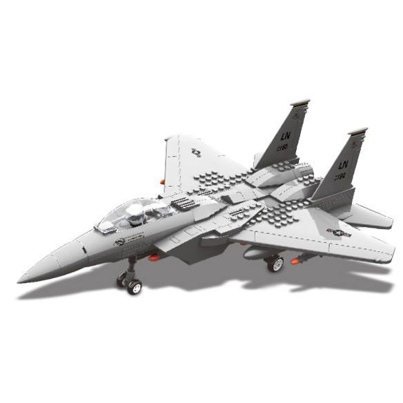 Lắp Ráp Ghép Hình Máy Bay AirForce Chiến Đấu, Hàng Cao Cấp, Nhựa ABS Siêu Bền Chắc, 270 Chi Tiết, Cỡ Đại Dài 38cm 4004