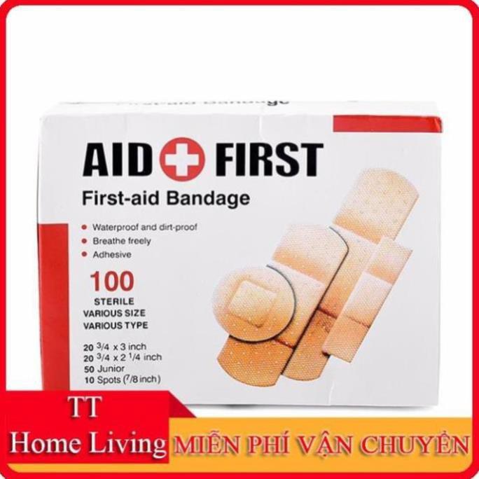 Băng dán vết thương URGO - Hộp 100 miếng Aid First