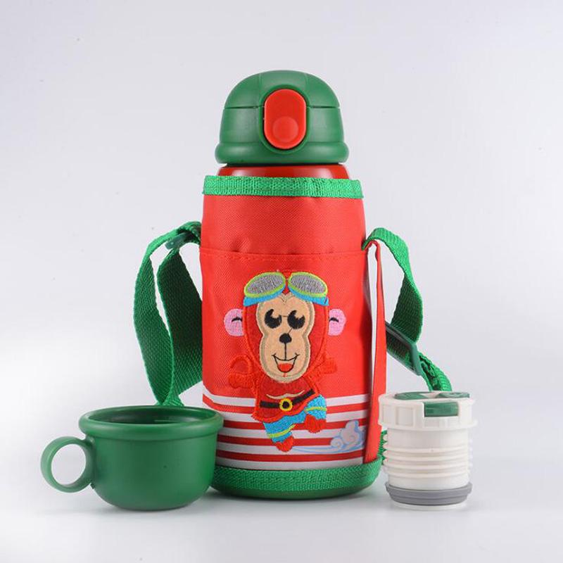 Trẻ Em Kawaii Cốc Bình Giữ Nhiệt Inox Di Động Hoạt Hình Cách Nhiệt Cốc Thuỷ Cung Bình Bình Nước Dễ Thương Cho Trẻ Em Quà Tặng