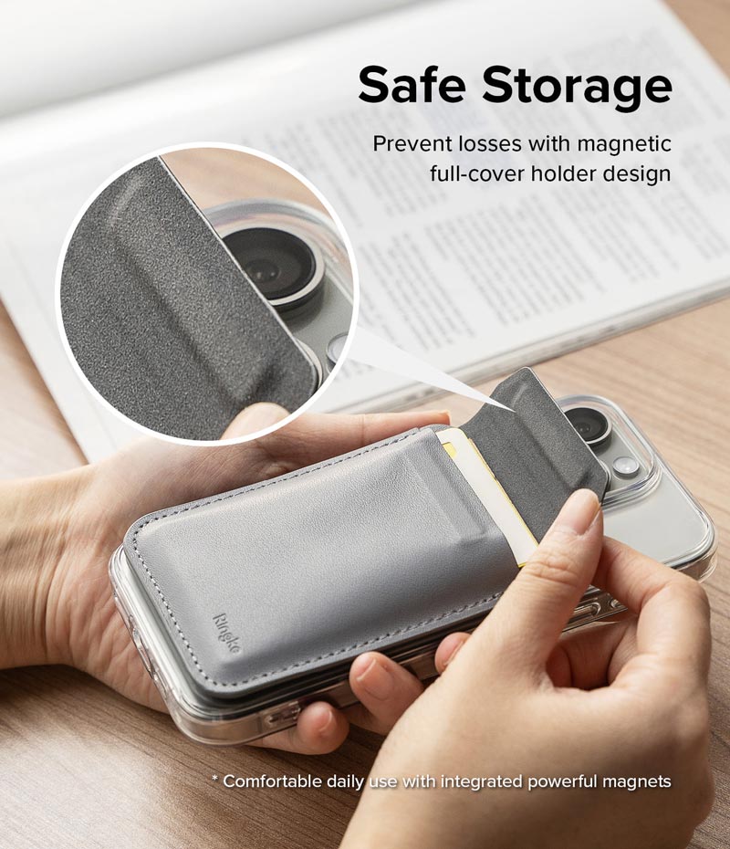 Ví kiêm giá đỡ RINGKE Stand Wallet / Pocket Magnetic - Hàng Chính Hãng