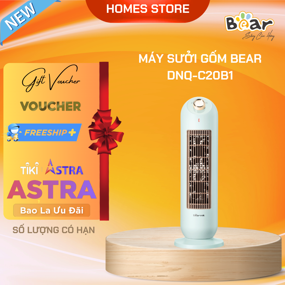 Máy Sưởi Ấm Gia Đình BEAR DNQ-C20B1 2000W - Hàng Chính Hãng