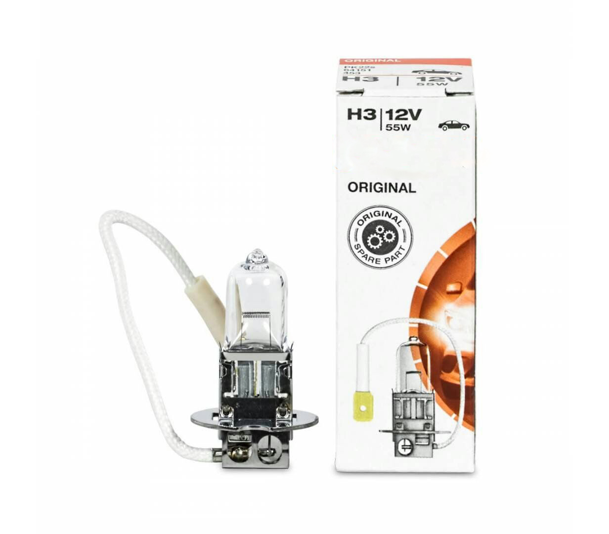 Bóng đèn ô tô H3 Original 12V - Vàng