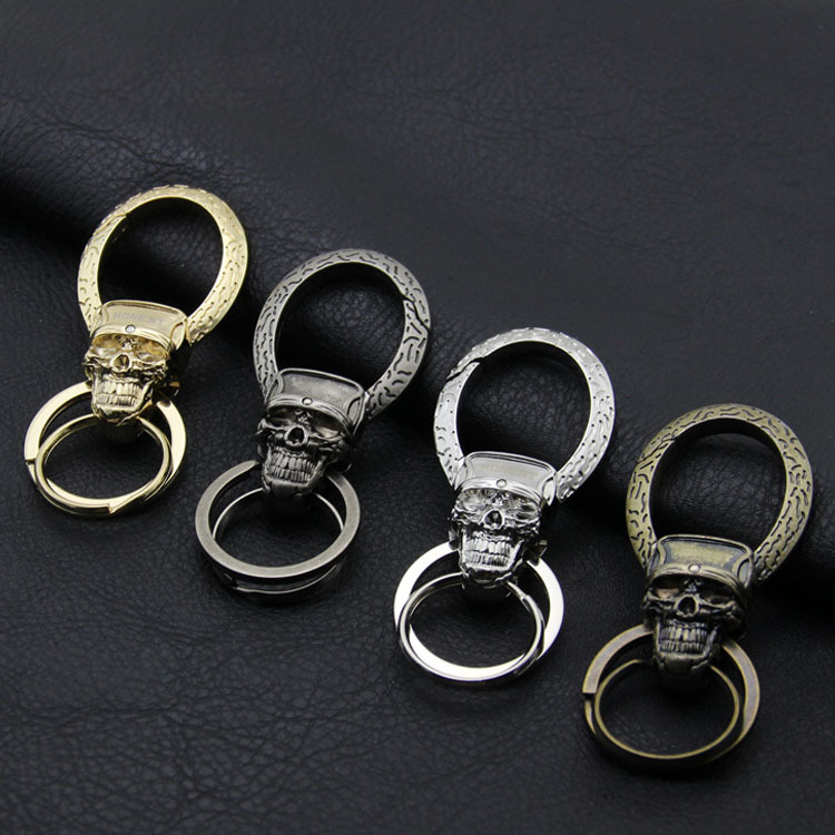 Móc treo chìa khóa BC-PK1102 hình đầu lâu cực ngầu (màu ngẫu nhiên)