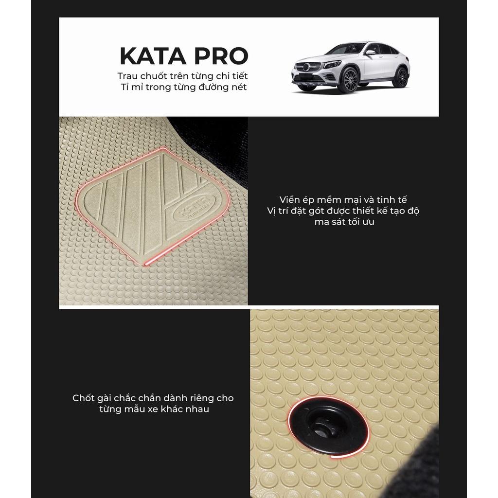 Thảm Lót Sàn Ô Tô KATA cho xe Toyota Corolla Cross - Phiên Bản KATA Pro - Khít với sàn xe, Không thấm nước, Không mùi