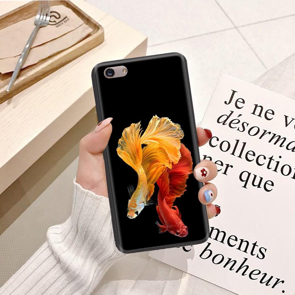 Ốp lưng dành cho điện thoại Oppo A92 Silicon dẻo hình Cá Betta Rồng