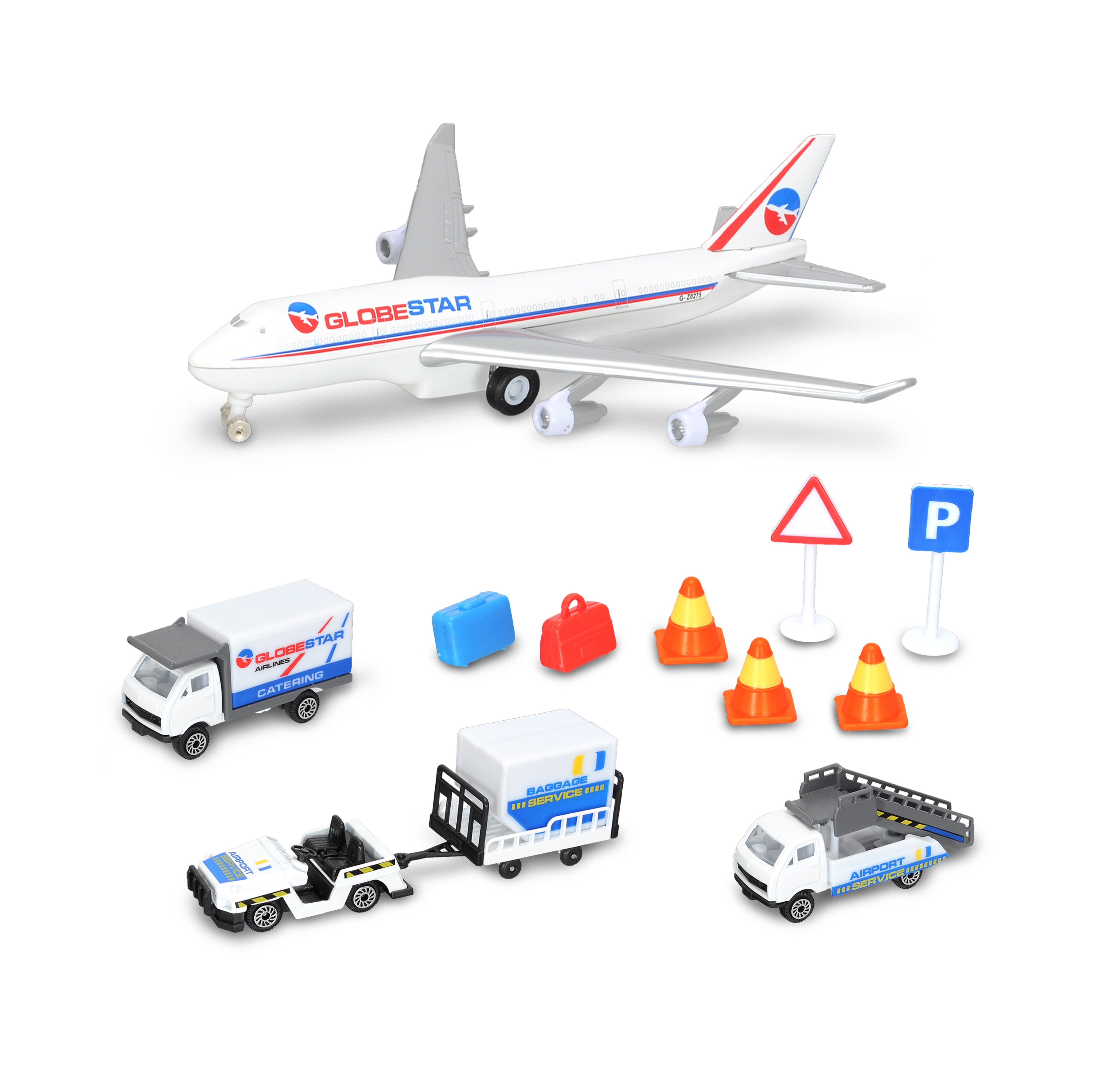 Bộ Đồ Chơi Dịch Vụ Sân Bay Dành Cho Bé Yêu DICKIE TOYS Airport Playset 203743001 - Đồ Chơi Đức Chính Hãng