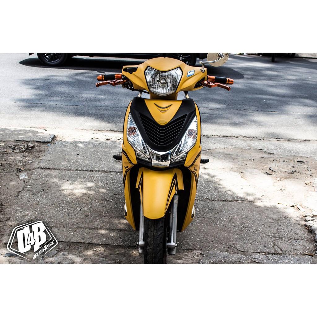 Tem dành cho Vision Yellow Black line