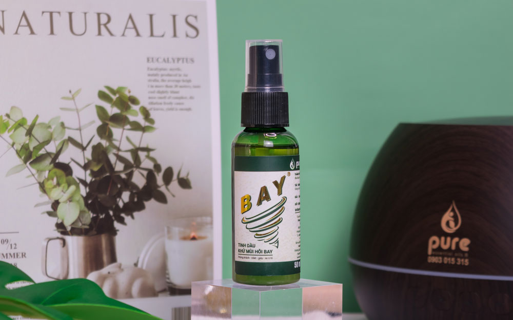 Tinh Dầu Khử Mùi Hôi BAY 50ML - KHỬ MÙI HIỆU QUẢ TỚI 99% -  Thơm mát, Dễ chịu chai - Tinh dầu thiên nhiên - An toàn cho sức khỏe gia đình