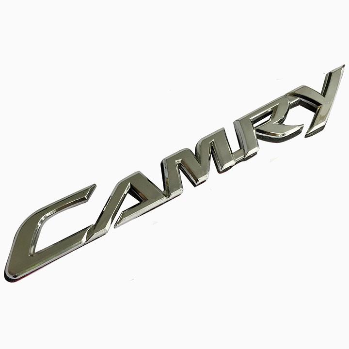 Tem Logo Nổi CAMRY Dán Trang Trí Xe