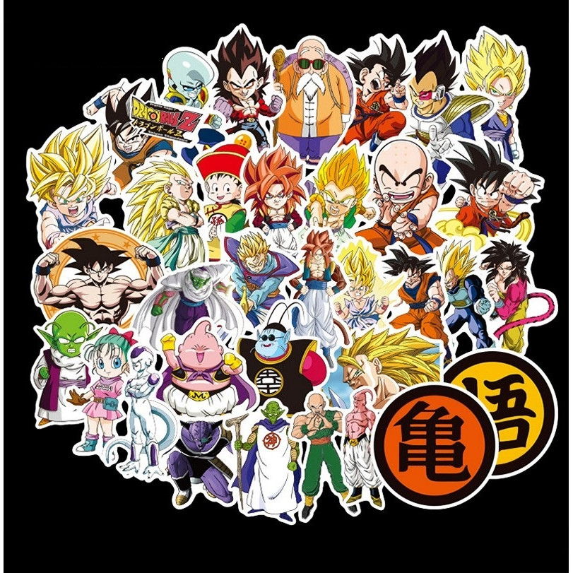 Bộ 100 miếng Sticker hình dán Dragon Ball SetB