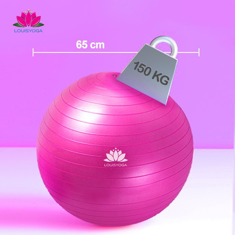 Bóng tập thể hình loại lớn 65cm (1000g) - Bóng tập yoga van chống nổ