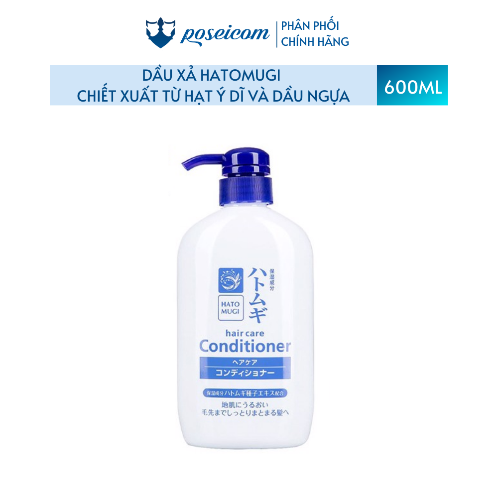 DẦU XẢ HATOMUGI ĐƯỢC CHIẾT XUẤT TỪ HẠT Ý DĨ  VÀ DẦU NGỰA 600ML