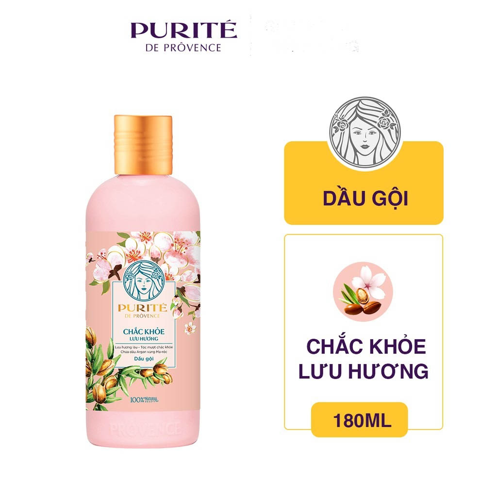 Dầu Gội Purité Mềm Mượt Hoa Anh Đào và Dầu Argan