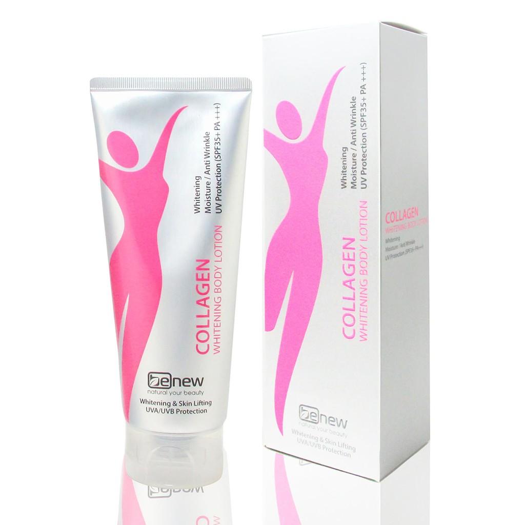 (Hàng Mới Chính Hãng) Kem Dưỡng Trắng Body & Nâng cơ – BENEW COLLAGEN WHITENING 200ml