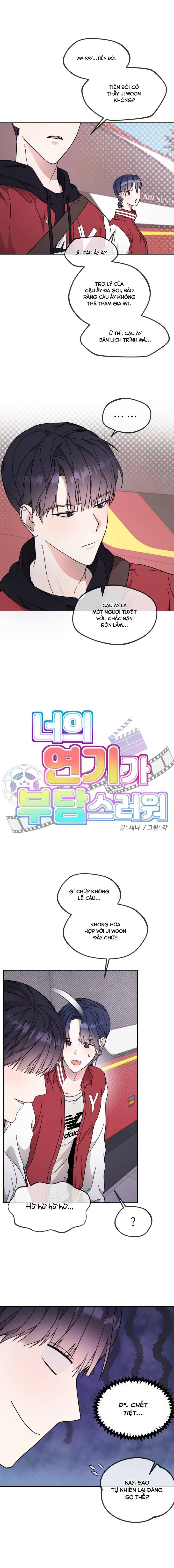 diễn xuất của cậu tệ thật đấy chapter 5 1