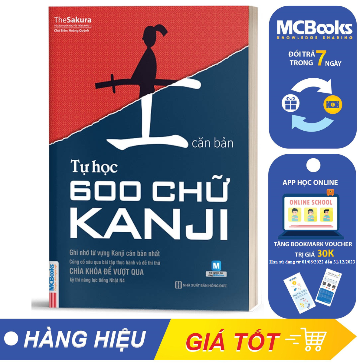 Sách Tự Học 600 Chữ Kanji Căn Bản