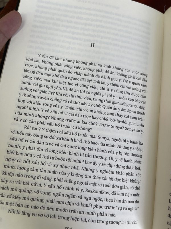 (Dịch giả Thiên Lương ký tặng) - TỘI ÁC VÀ SỰ TRỪNG PHẠT - Dostoevsky – lần đầu từ nguyên tác tiếng Nga (bìa cứng)