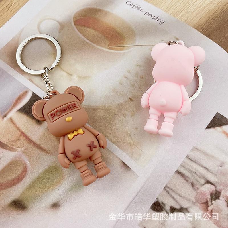 Móc khóa gấu 3D đáng yêu