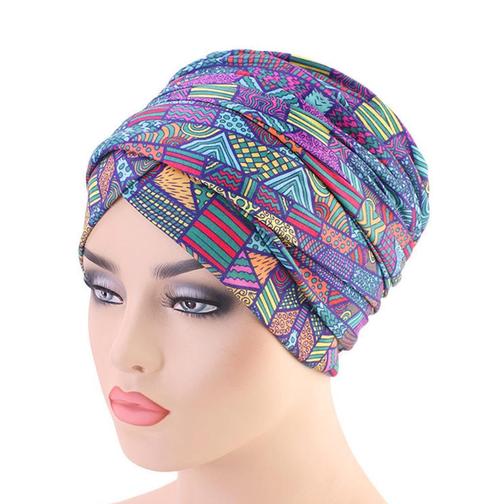 Ethnic Style Beanie Cap Hat Chemo Cap Skull Cap for Women