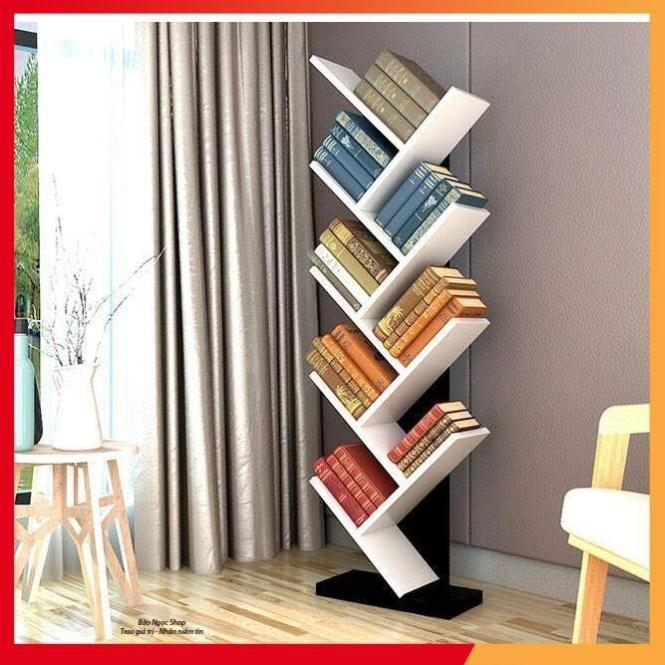 Kệ sách hình cây 9 tầng 3 màu