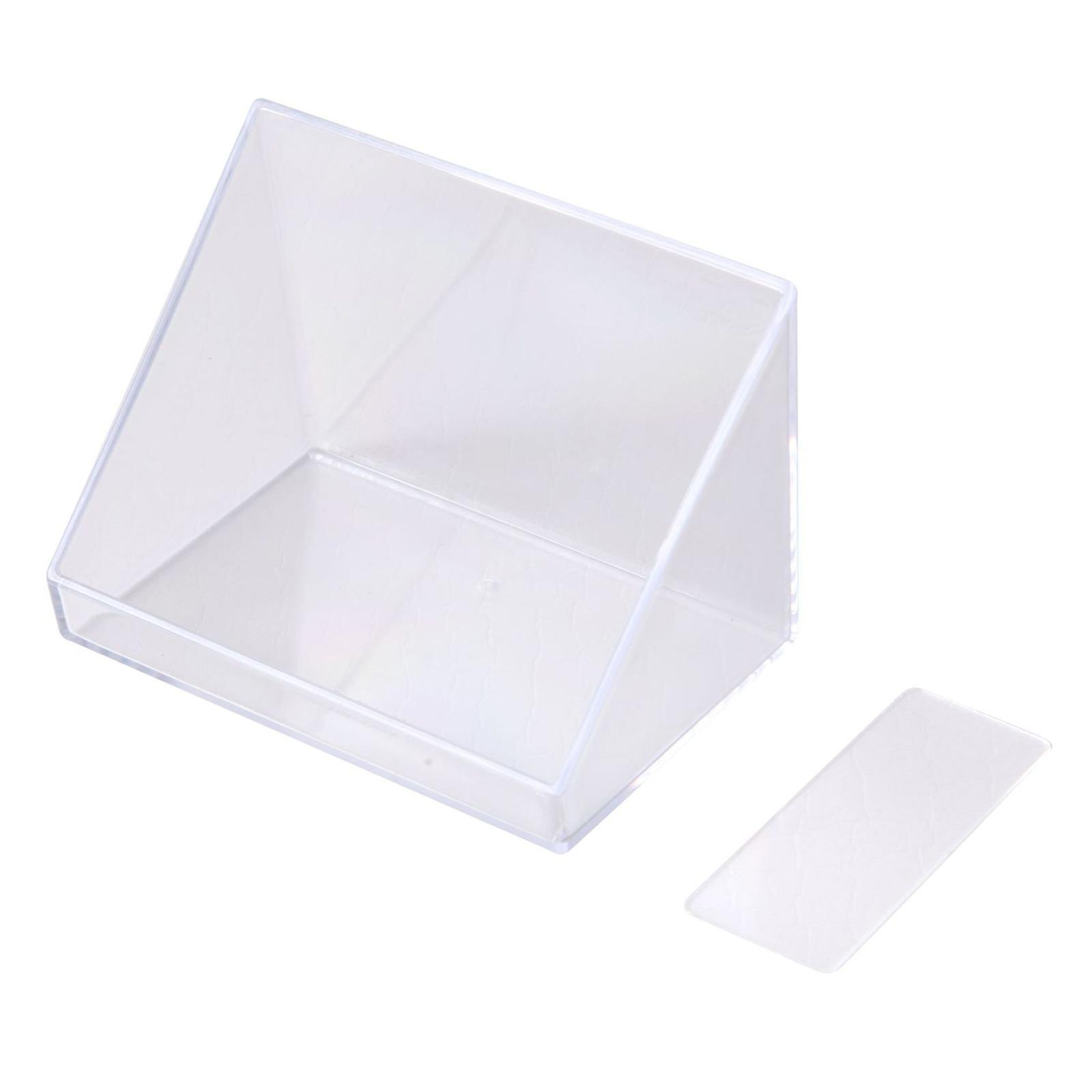 Floating Shelves Organizer Bevel Container for Lip Glaze Lipstick Office