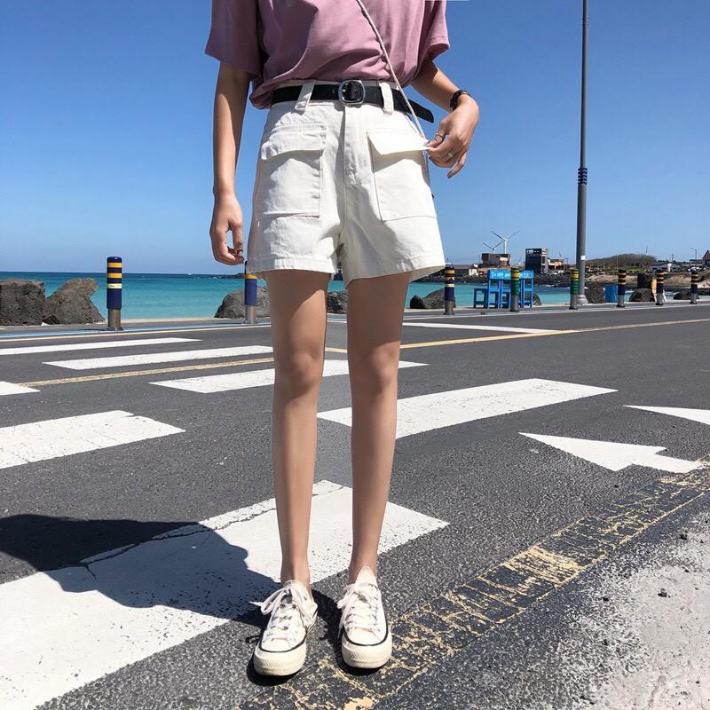 Quần Short Cạp Cao Túi Trước_C8