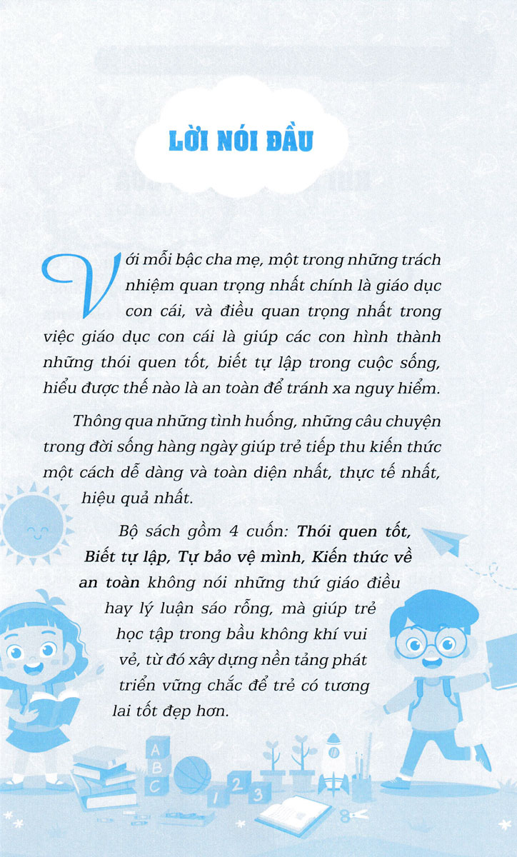 Kỹ Năng Sống Phát Triển Toàn Diện Cho Trẻ - Tự Bảo Vệ Mình (Sbooks)
