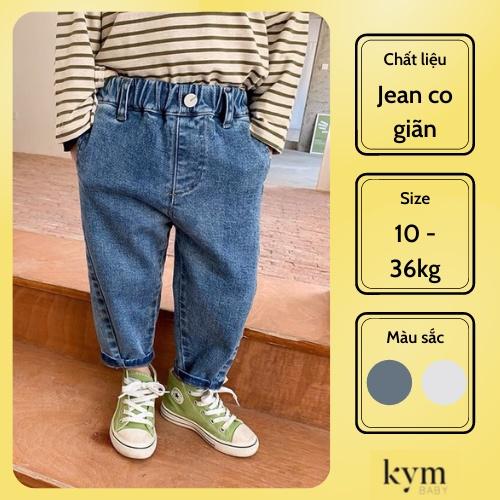 Quần jean Vạt chéo cute cho bé Q518